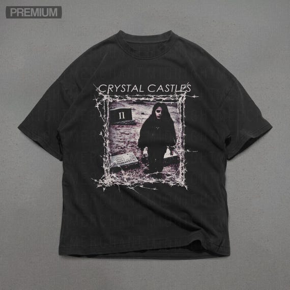 Crystal Castles T-shirt, Comfort Colors Shirt, 90s Style Grunge