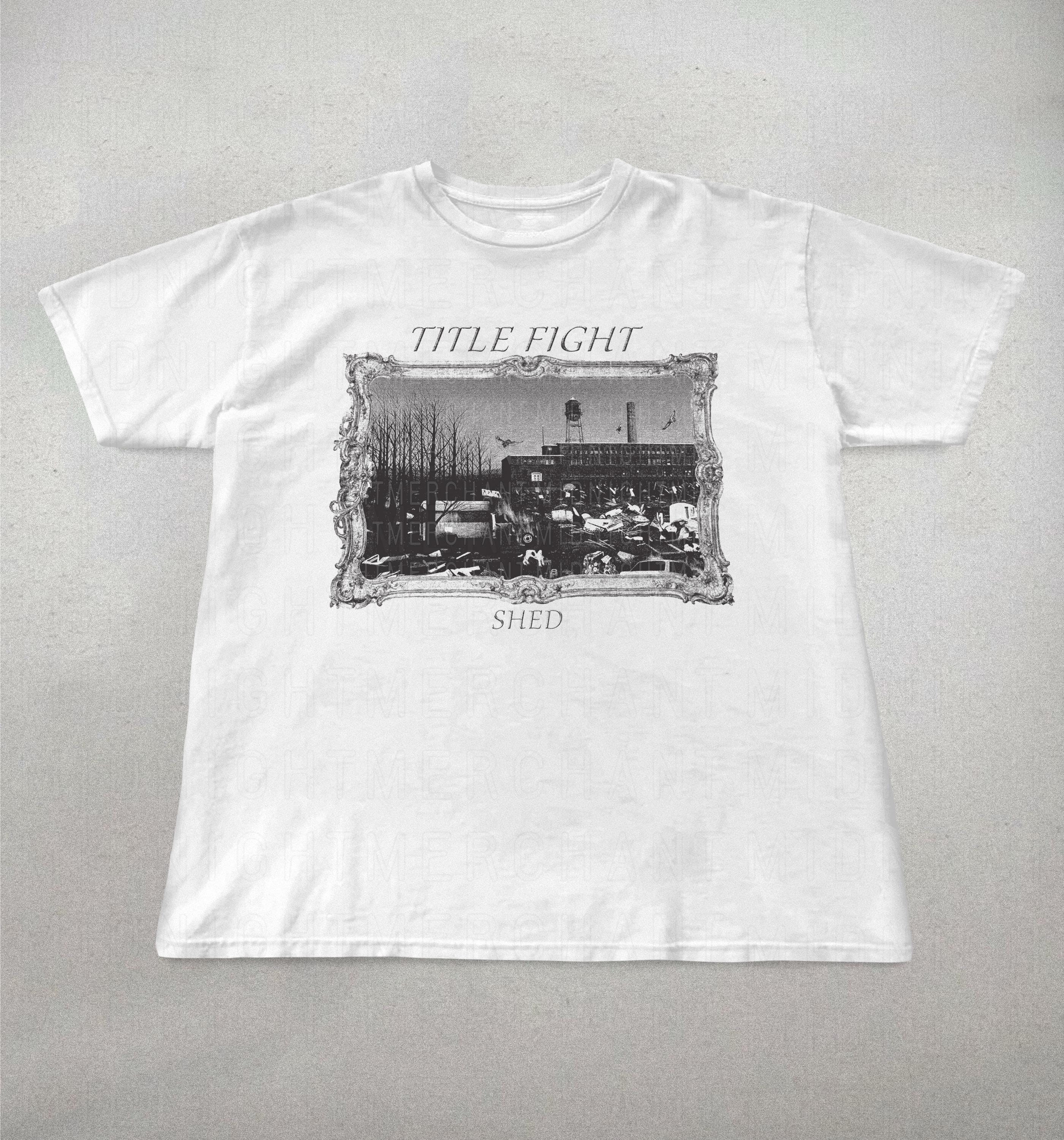 Title Fight Shed Tshirt, 90s Band Tees, Title Fight Graphic Tee