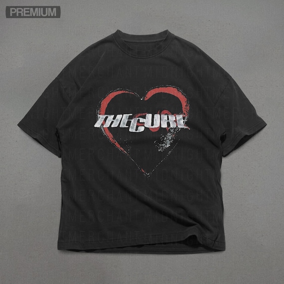 The Cure Band Tee, Comfort Colors Premium Cotton Shirt, The Cure Graphic tee, Oversized Shirts, Cat shirts, Retro Graphic Tees, Cute shirts