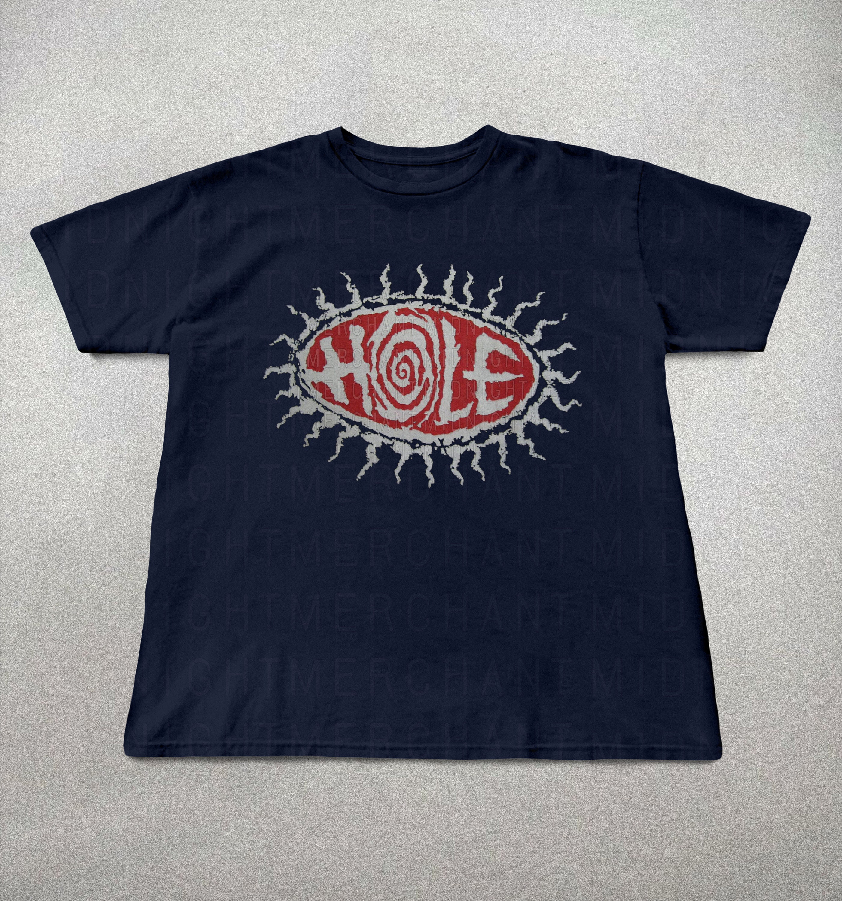 Hole Band T-shirt, Unisex Cotton Shirts, 90s Band Shirt, Band