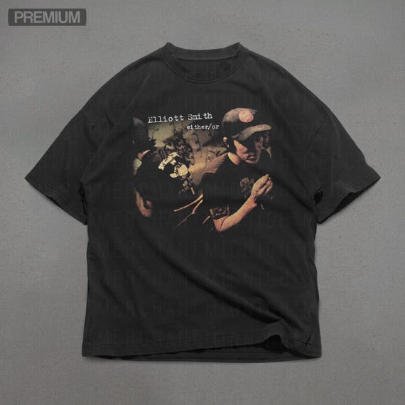 Elliot Smith Either or T-shirt, Comfort Colors Shirt, Indie Folk