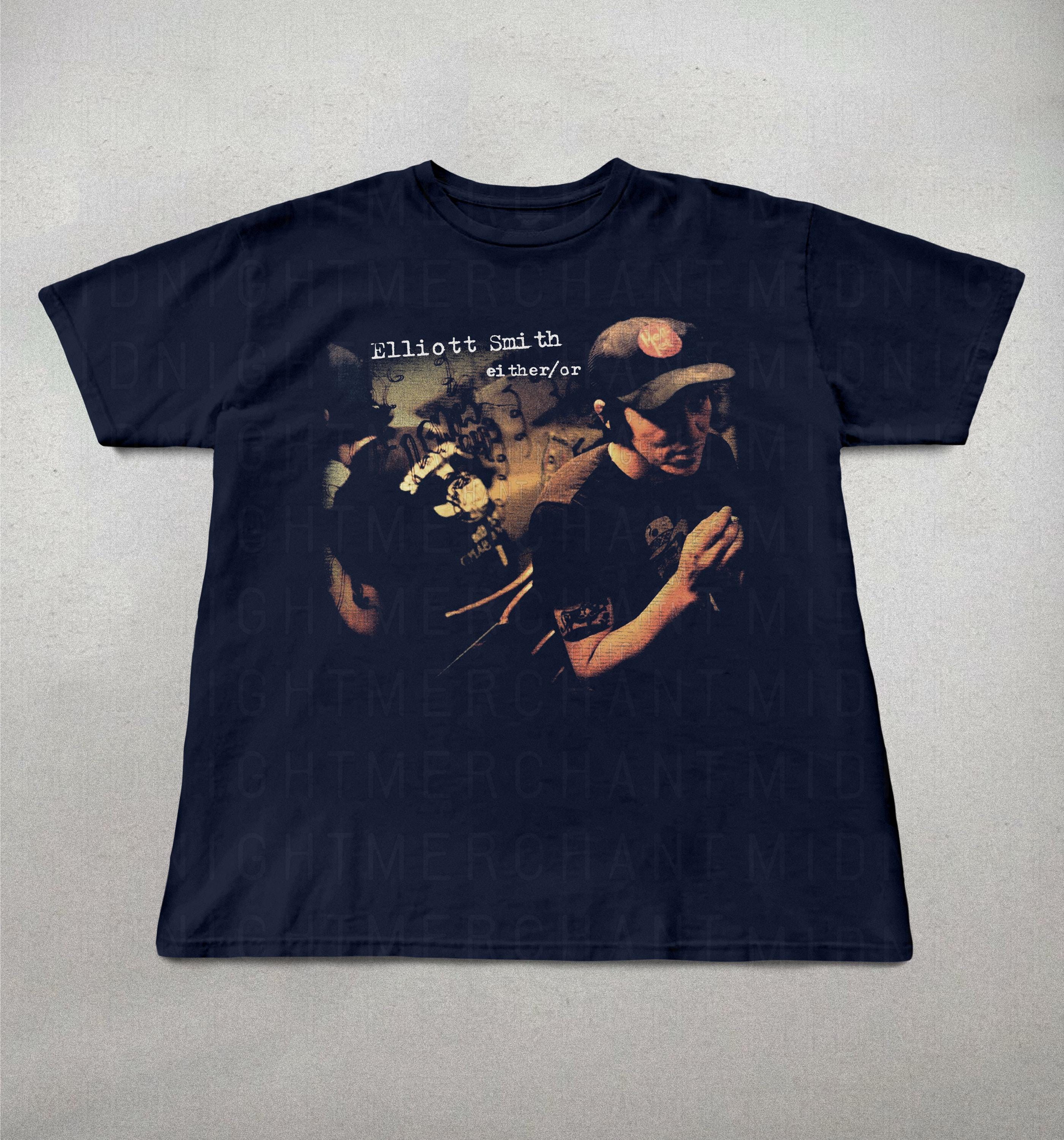 Elliot Smith Either or T-shirt, Indie Folk Shirt, Retro 90s