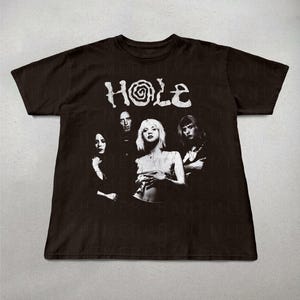 Hole Band T-shirt, Unisex Cotton Shirts, 90s band Shirt, Band graphic tees, Cute shirts, Trendy Shirts, Goth shirts, Retro Graphic tee image 2