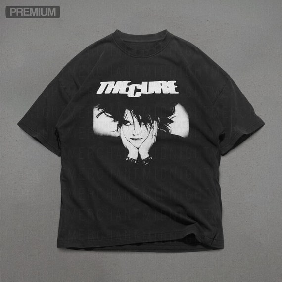 The Cure Band Tee Comfort Colors Premium Cotton Shirt The Cure Graphic tee Oversized Shirts Retro 90s Band tee Retro Graphic Tees