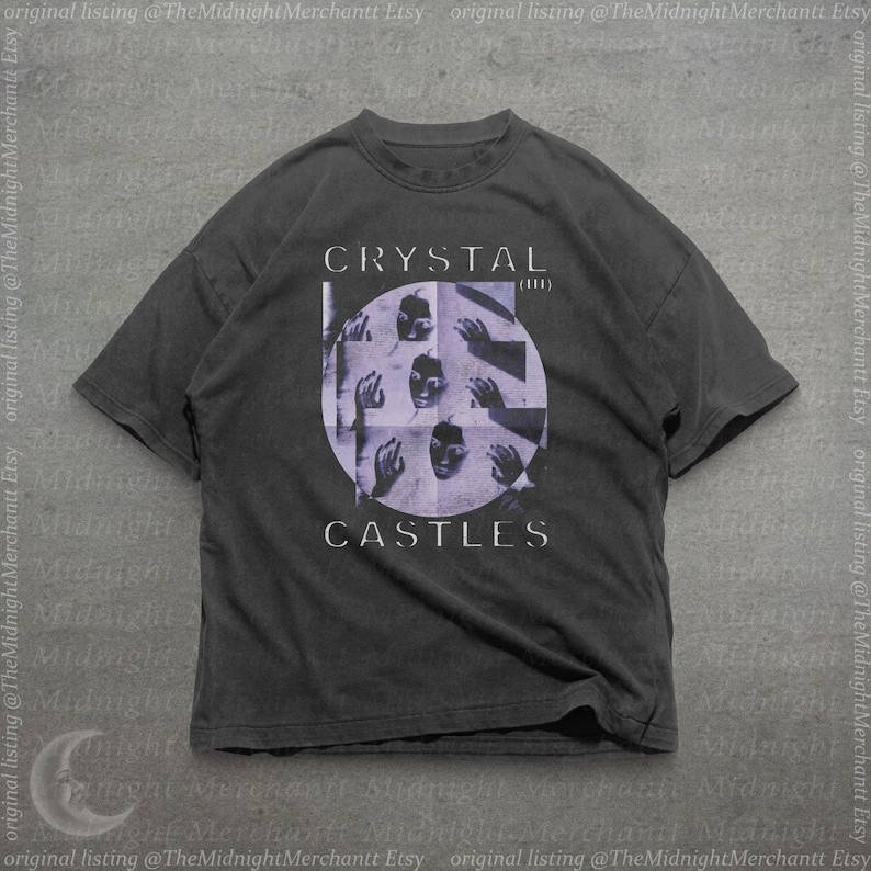 Crystal Castles Tshirt, Comfort Colors Shirt, Y2k Graphic Tees, 2000s ...