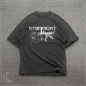 Camisetas de lucha por el título, camisetas de algodón Comfort Colors, camisetas gráficas de lucha por el título, camisetas de rock indie alternativo, camisetas Sheogaze, camisetas gráficas de los 90
