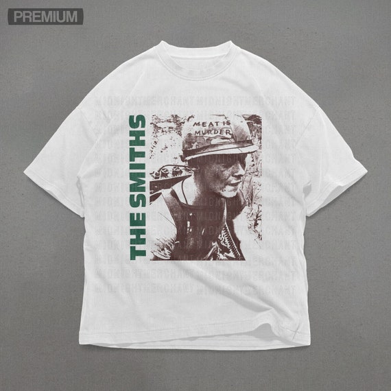 The Smiths Meat is Murder Shirt Comfort Colors Premium Cotton Shirt, The Smiths Graphic tee, Oversized Shirts, 90s Band tee, The Smiths tee