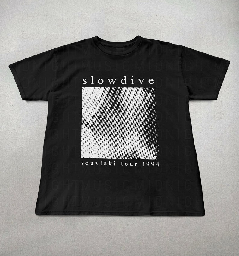 Slowdive Souvlaki-skjorta, 90-tals Shoegaze, Rachel Goswell, slowdive-grafik, slowdive-presenter, unisexskjorta, musikpresenter bild 1