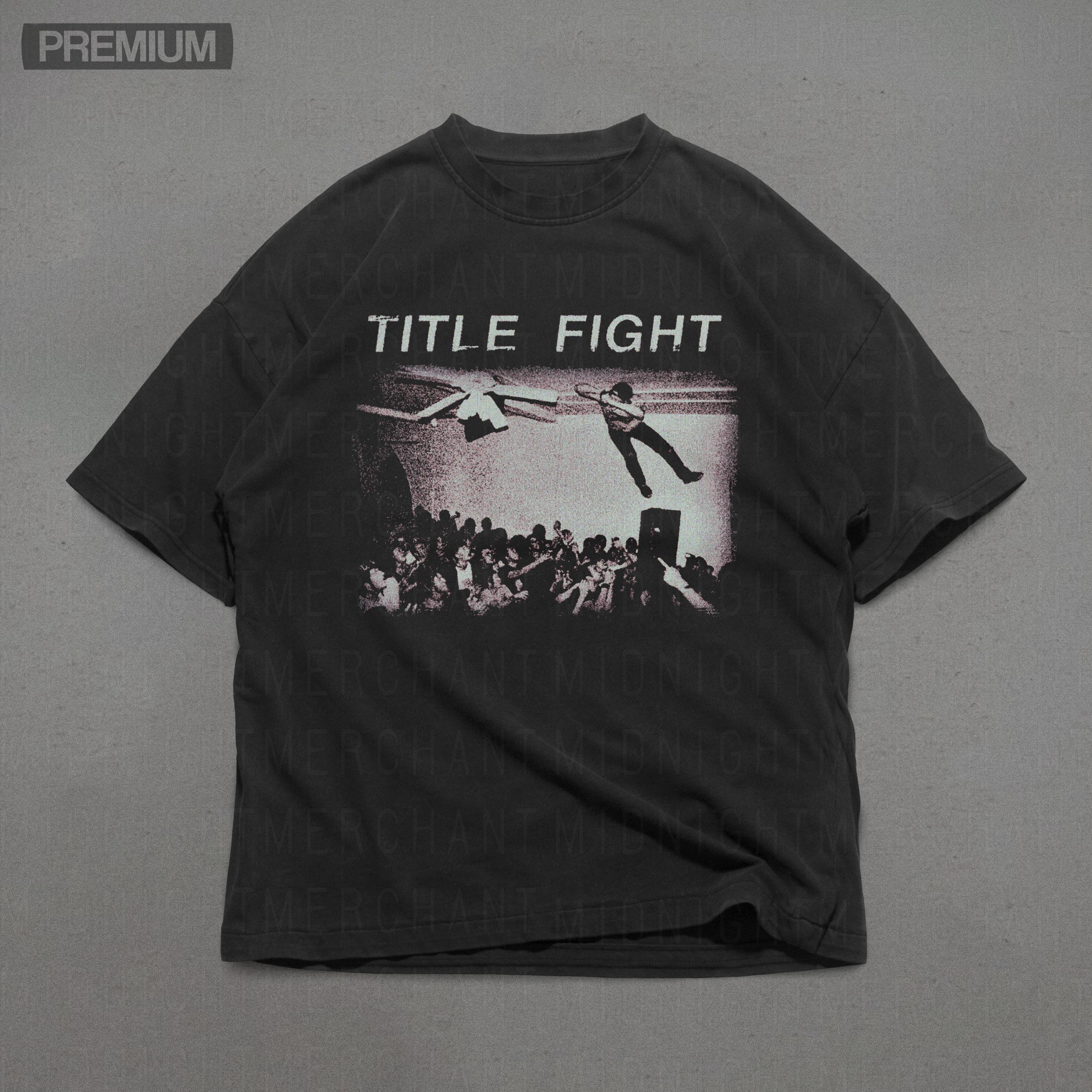 TITLE FIGHT Tシャツ Title Fight Tshirt, Comfort Colors Shirt, Head in the Ceiling Fan