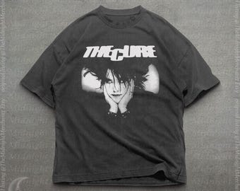The Cure Band Tee, Comfort Colors Premium Cotton Shirt, The Cure Graphic tee, Oversized Shirts, Retro 90s Band tee, Retro Graphic Tees