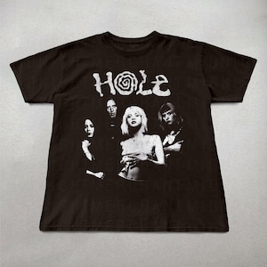 Hole Band T-shirt, Unisex Cotton Shirts, 90s band Shirt, Band graphic tees, Cute shirts, Trendy Shirts, Goth shirts, Retro Graphic tee image 1