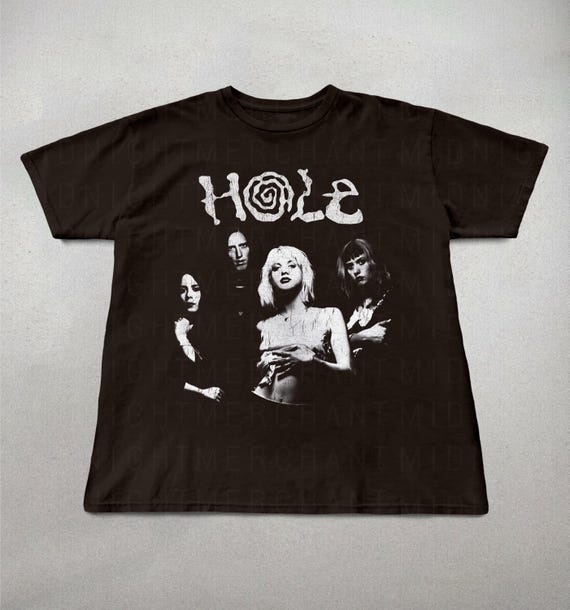 Hole Band T-shirt, Unisex Cotton Shirts, 90s band Shirt, Band graphic tees, Cute shirts, Trendy Shirts, Goth shirts, Retro Graphic tee