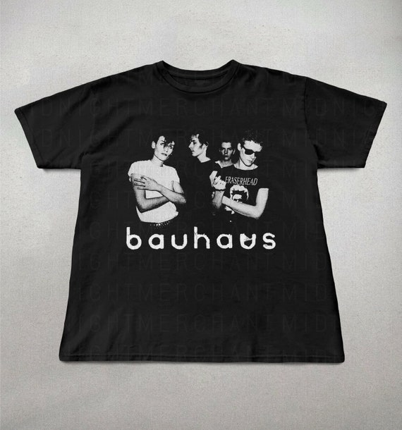 Bauhaus T-shirt, Unisex Shirts, 90s Band Tees, Retro Graphic Bauhaus T-shirt, Unisex Shirts, 90s Band Tees, Retro Graphic