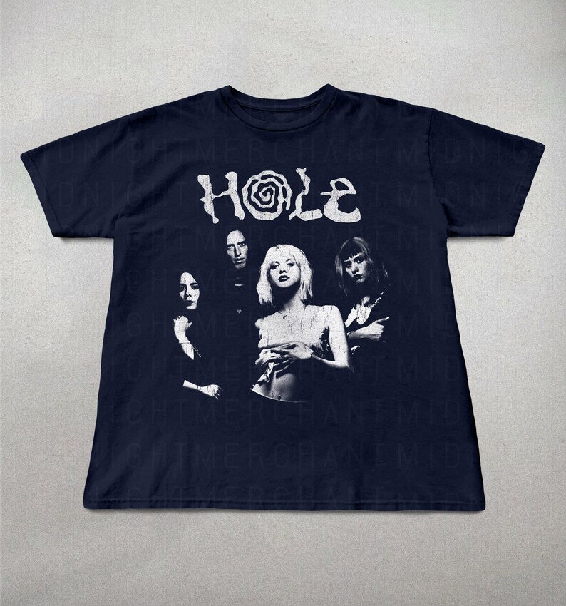 Hole Band T-shirt, Unisex Cotton Shirts, 90s band Shirt, Band graphic tees, Cute shirts, Trendy Shirts, Goth shirts, Retro Graphic tee image 3