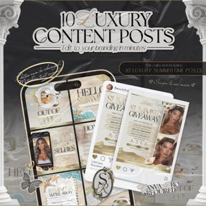 Sommer Schönheitssalon Instagram Vorlagen, Urlaub Canva Post, Urlaub Schönheitssalon, Ästhetik, Wimpern Techniker, Haare, Nägel, Werbegeschenk Flyer