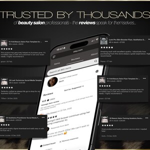 Modulo di consultazione per salone di bellezza - Modello Canva / Scheda cliente modificabile / Download immediato immagine 7