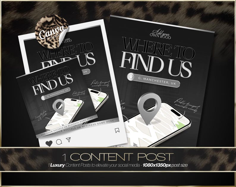 Beauty Salon Social Media Template – Instant Digital Download image 1
