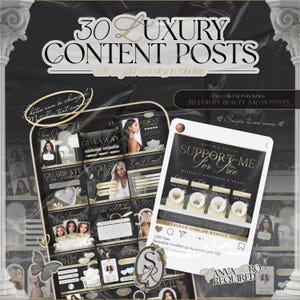 30 Beauty Salon Flyer, Canva Template, Beauty Salon Social Media Template, Beauty Template, Aesthetics Booking Post, Lash Tech Post