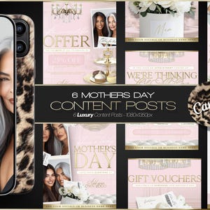Mother's Day Social Media Templates – Instant Download