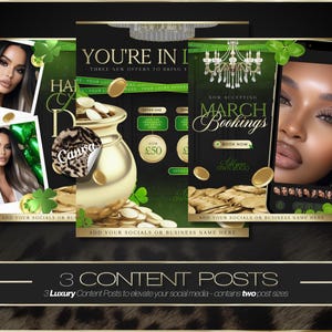 St Patrick’s Day Social Media Vorlage - Sofortdownload