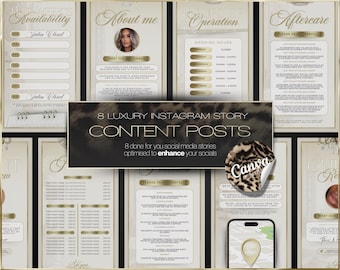 Beauty Salon Instagram Stories – Instant Digital Download