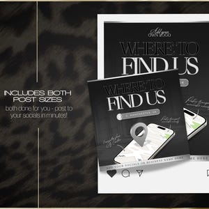 Beauty Salon Social Media Template – Instant Digital Download image 3