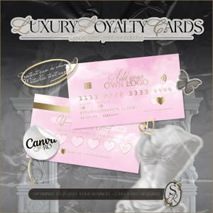 Kreditkarte Kundenkarte, Beauty Visitenkarte Canva, Lash Kundenkarte, Haare, Salon, Make-up, Nägel, Instagram Visitenkarten Design