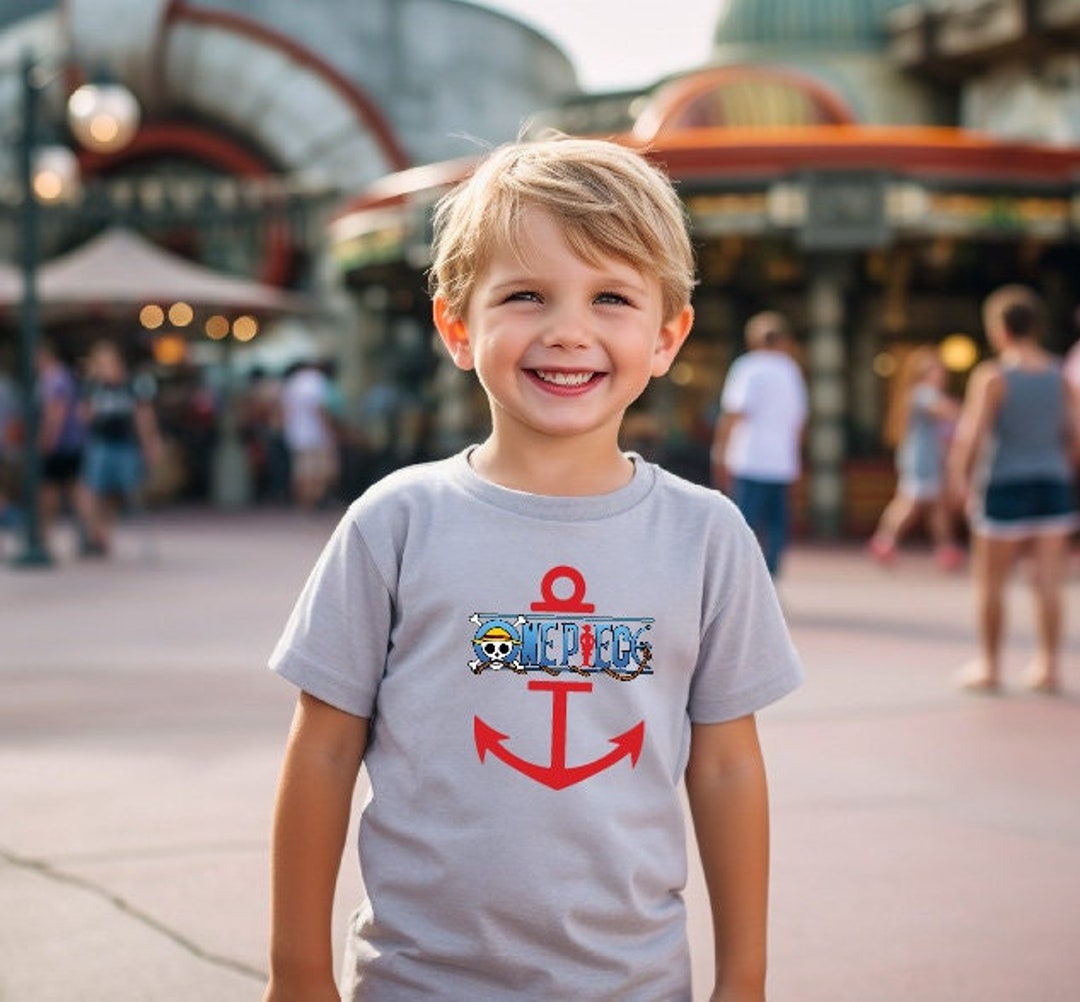 Anime Kid Shirts Straw Hat Pirate Anime Tshirt Pirates Etsy