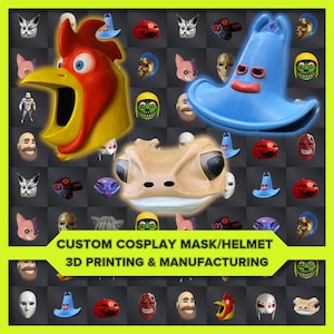 Custom Cosplay Mask/Helmet 3D Printing | Mask/Helmet 3D Printing and Manufacturing