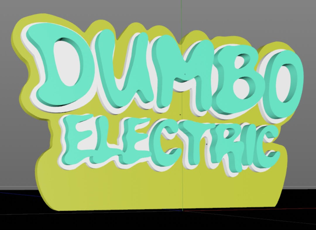 10 3d-printed Signs for Dumbo Electric - Etsy
