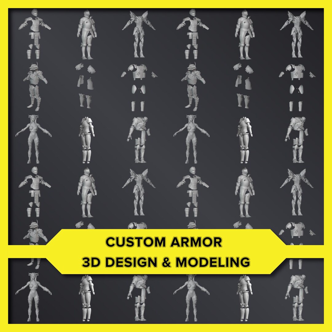 Buy 3D Design and Modeling of Armor - Any Custom 3D Armor Development ...