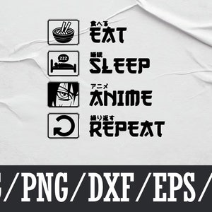 Anime SVG-Dateien für Cricut, Anime Manga SVG, Anime Layered SVG, Anime Schnittdatei, Anime Clipart, Png, Silhouette, Anime-Werbung