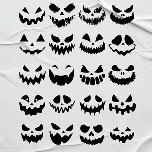 Halloween Pumpkin Face svg bundle, MEGA HALLOWEEN BUNDLE, Halloween svg, Fall svg, Thanksgiving svg, Cut Files Cricut, Silhouette, witch svg