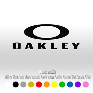 Oakley Logo Vinyl Decal Sticker