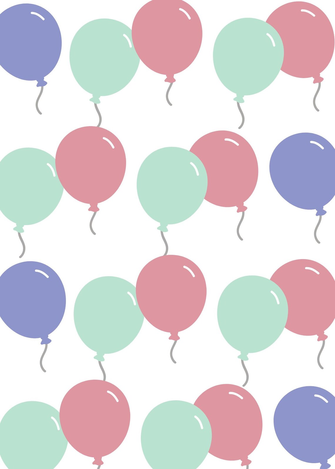 Cute Animal Printable Birthday Card, Happy Birthday Printable, Digital ...