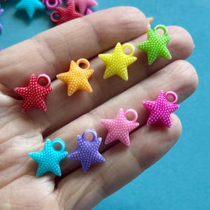 Bulk Star Charms, 1470 pcs / 500g- CLOSEOUT