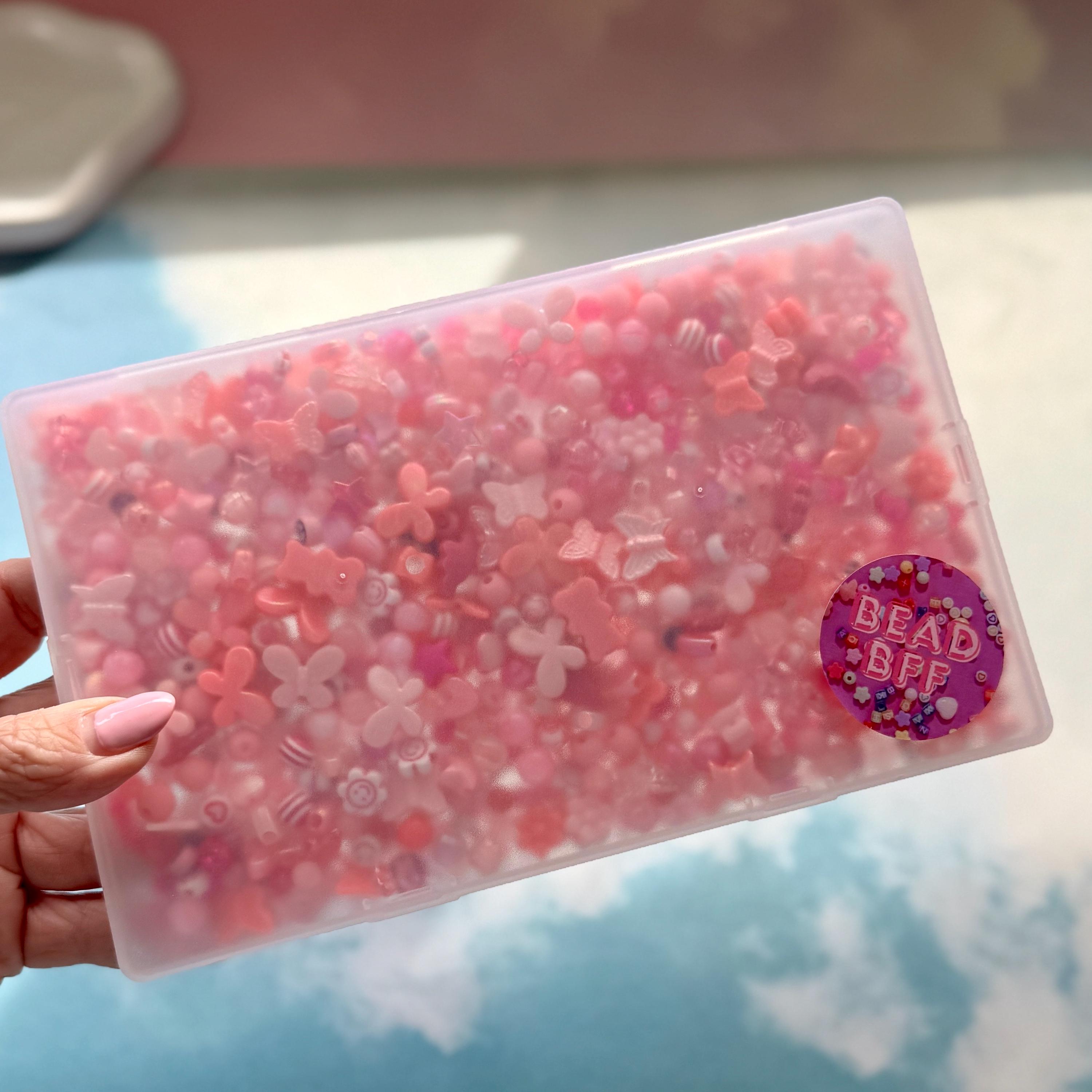 Bead Boxes! Half Pound of Kawaii Kandi Kidcore Color-themed Beads, Bead ...