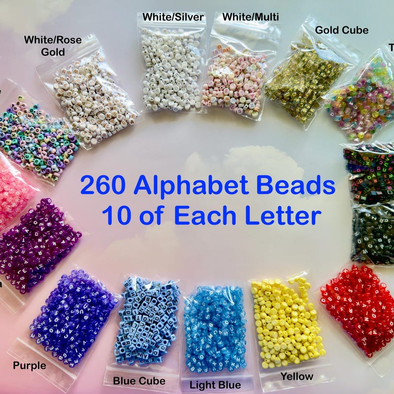 Sign Writing Lettering R Sorted Letter Bead - Etsy