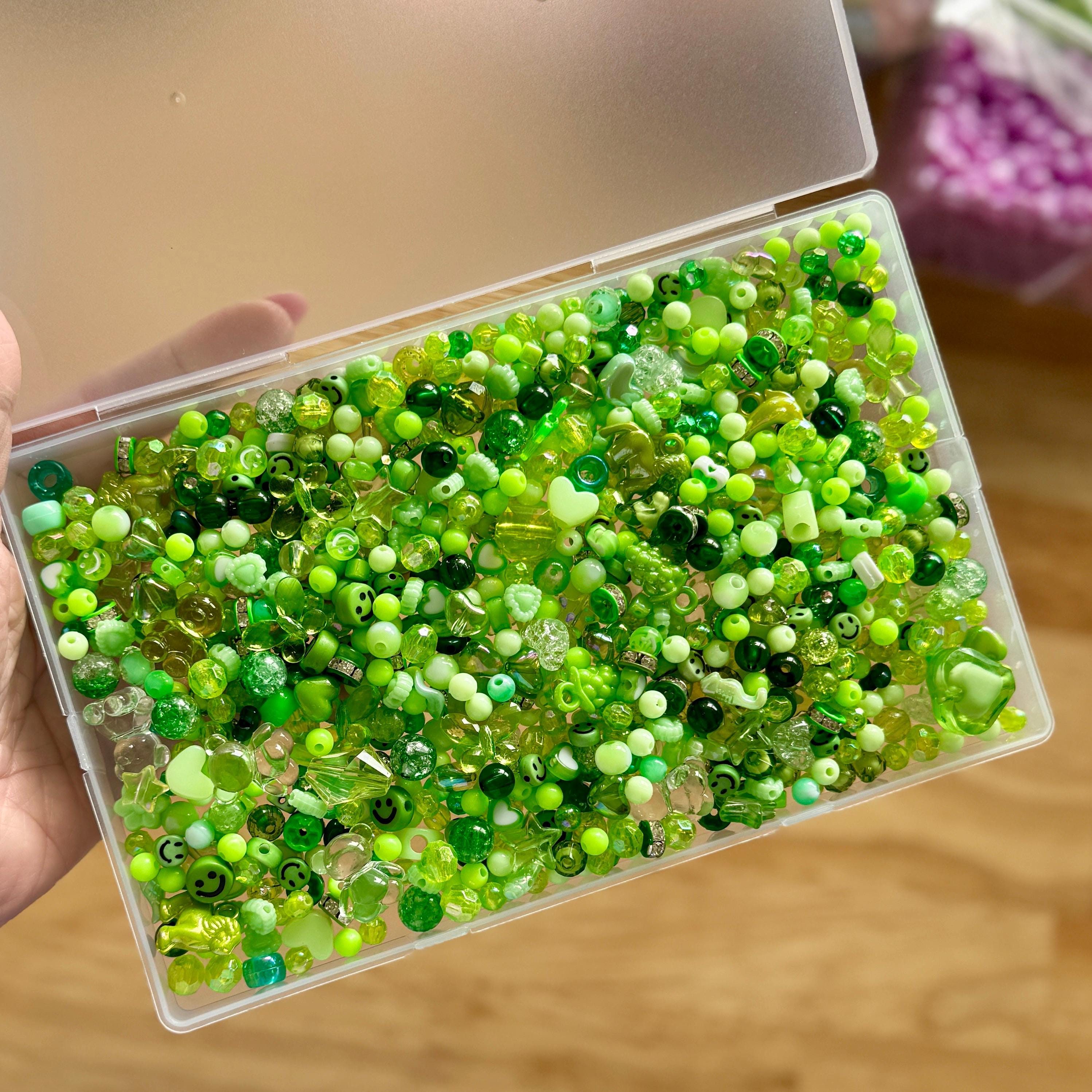 Bead Boxes! Half Pound of Kawaii Kandi Kidcore Color-themed Beads, Bead ...