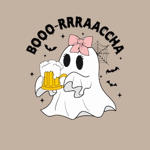 Boo Rracha Halloween Ghost SVG PNG files, Borracha Ghost Svg, Latino Halloween Svg, Mexican, Spanish Halloween Png, Drunk Ghost Svg, Gift.