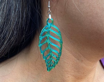 Feather Leaf Earrings