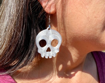 Cartoon Skull Earrings for Halloween