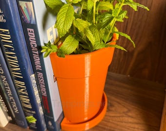 Bookshelf Plant Pot - many sizes and colors available