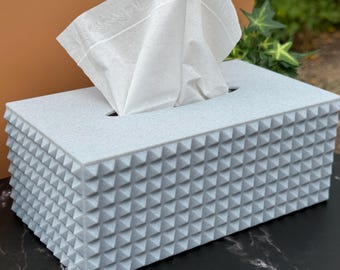 Tissue Box Cover for Kleenex 160 count tissue box - Elegant, Modern, Sturdy Holder