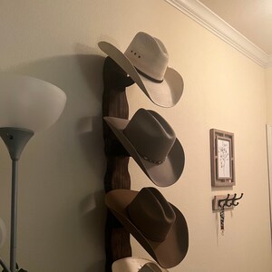 Cowboy hat racks home discount