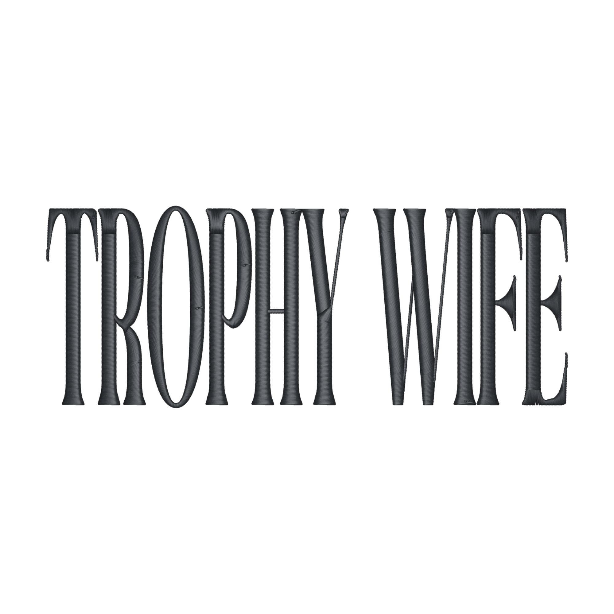 trophy wife embroidered dress Trophy Wife Couture T-Shirt – Frill Seekers Gifts