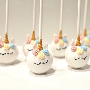 Unicorn Cake Pops - Made to Order