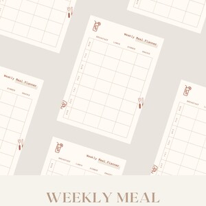 Weekly Meal Planner Printable, Meal Planner, Printable Planner, Menu Planner, Meal Plan Printable, Meal Planning, Weekly Meal Plan