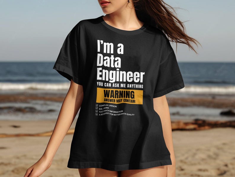 Data Engineer Humor T-shirt, SQL Geek Gift - Etsy