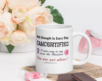Cancer Survivor Mug, Chemo Therapy Gift, Cancer Awareness